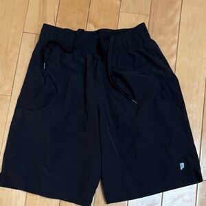 Prince Black Athletic Drawstring Shorts